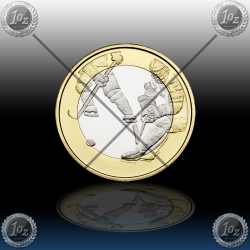 5 EVRO FINSKA 2016 "Sports Coins – HOKEJ" UNC
